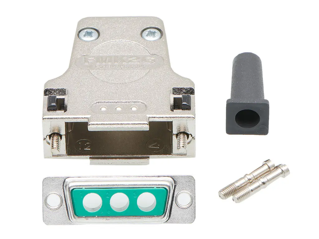 Produktfoto 1 von FCT from Molex FCT D-Sub-Steckverbindergehäuse für D-Sub-Kontakteinsatz, 3 Kontakte, Buchse