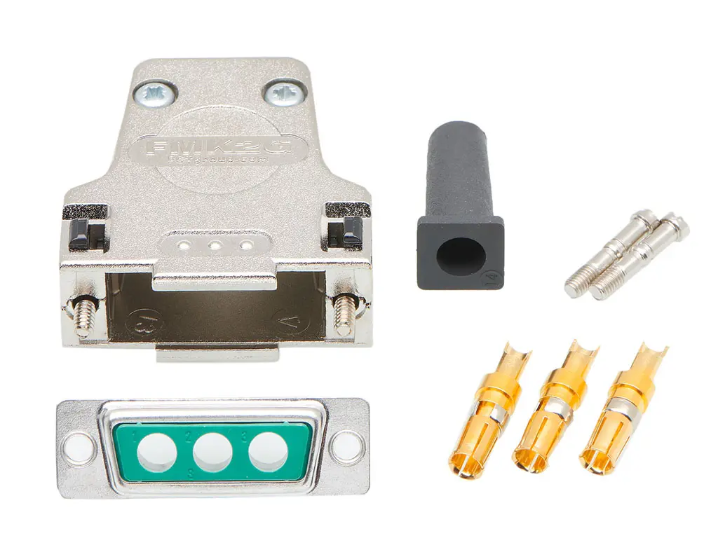 Produktfoto 1 von FCT from Molex FCT D-Sub-Steckverbindergehäuse für D-Sub-Kontakteinsatz, 3 Kontakte, Buchse