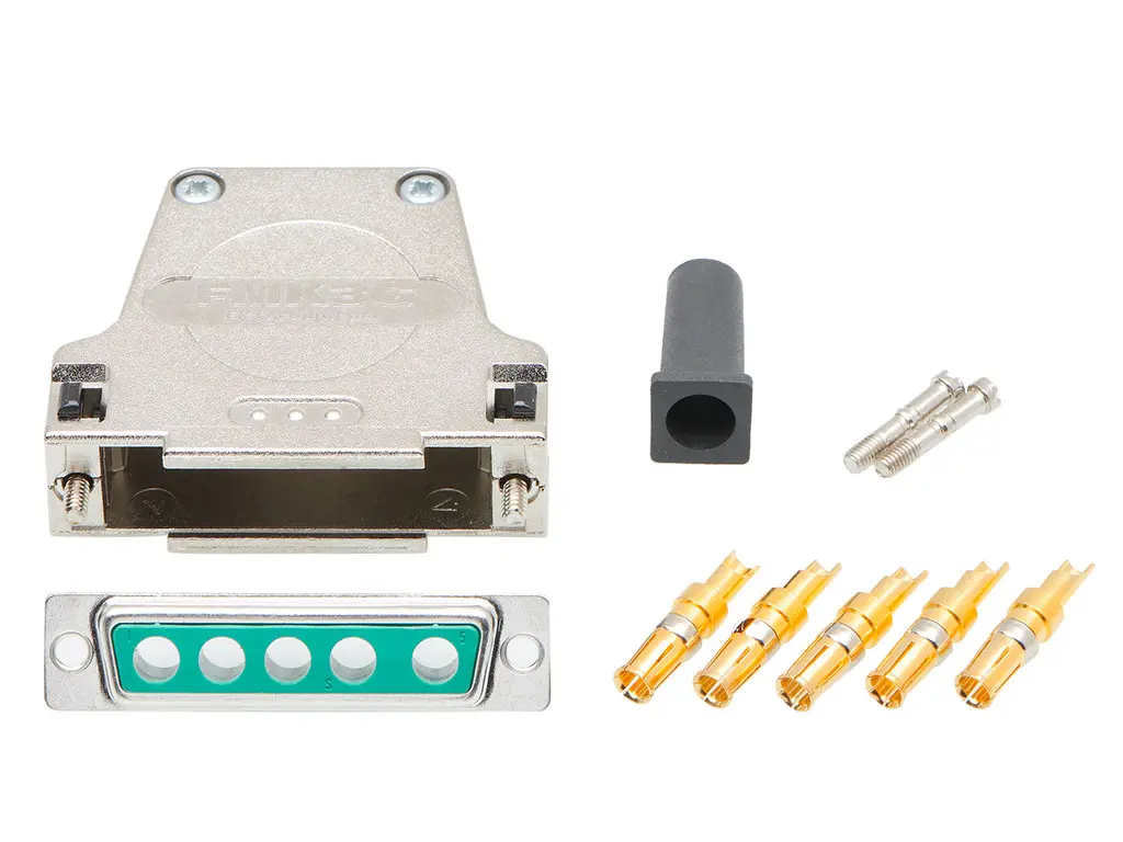 Produktfoto 1 von FCT from Molex FCT D-Sub-Steckverbindergehäuse für D-Sub-Kontakteinsatz, 5 Kontakte, Buchse
