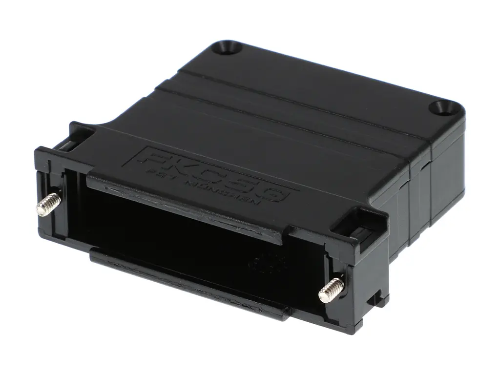 Produktfoto 1 von FCT from Molex FCT D-Sub-Gehäuse Gerade, D: D-Sub-Gehäuse, Grau, Größe S5, aus Polybutylenterephthalat