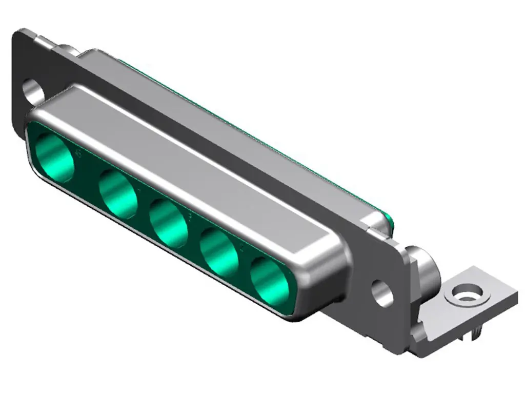 Produktfoto 1 von FCT from Molex FCT D-Sub-Gehäuse für D-Sub-Kontakteinsatz, 5 Kontakte, Buchse