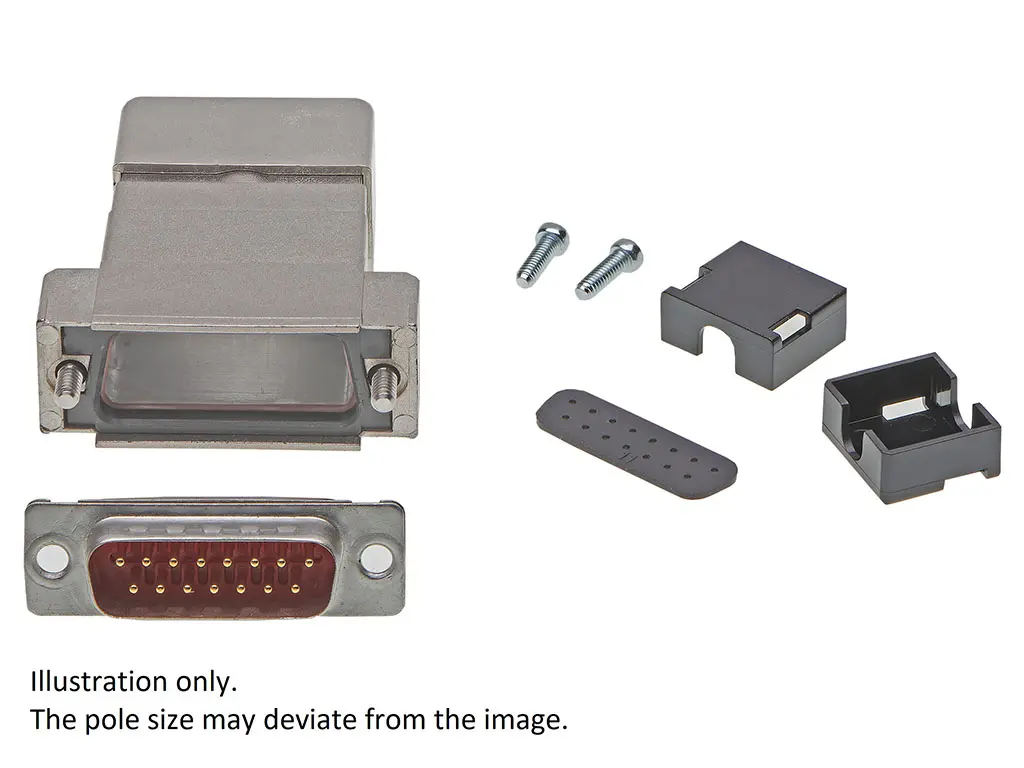Produktfoto 1 von FCT from Molex FCT D-Sub-Steckverbindergehäuse für D-Sub-Kontakteinsatz, 25 Kontakte, Stecker