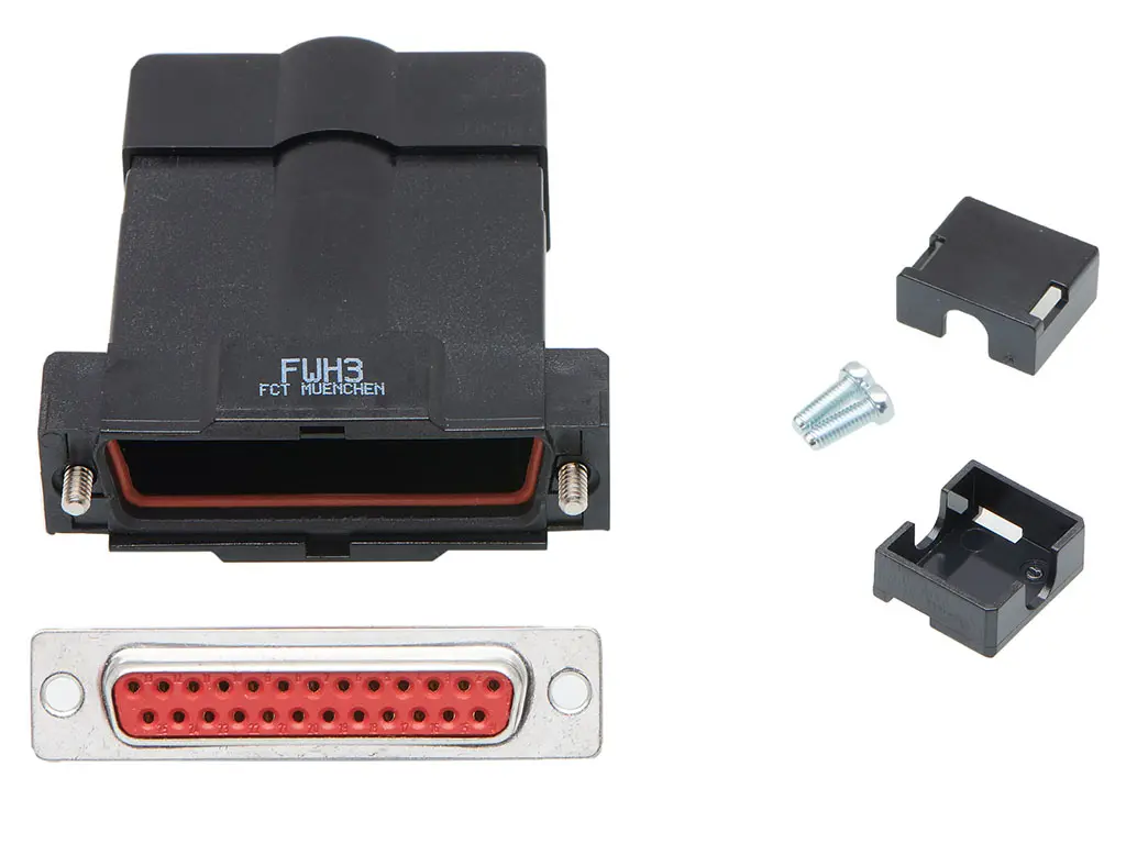Produktfoto 1 von FCT from Molex FCT D-Sub-Steckverbindergehäuse für D-Sub-Kontakteinsatz, 25 Kontakte, Buchse
