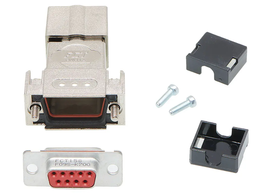 Produktfoto 1 von FCT from Molex FCT D-Sub-Steckverbindergehäuse für D-Sub-Kontakteinsatz, 9 Kontakte, Buchse