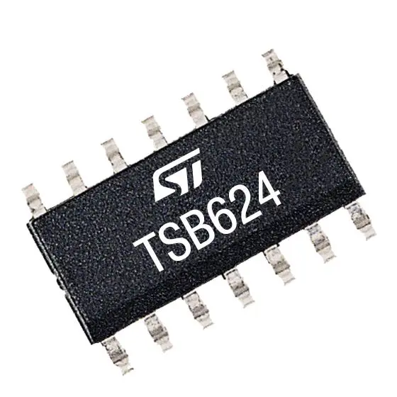 Produktfoto 1 von STMicroelectronics Operationsverstärker Oberfläche 1.7 MHz SOT-23-5, biplor typ. 40V, biplor typ. 2.7 V, 14-Pin AEC-Q100