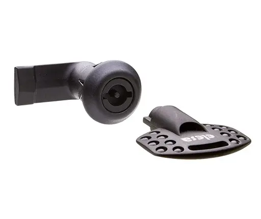 Produktfoto 1 von Elesa, Schwarz Verriegelung aus Polyamid, Lock-Register 33 mm, entsperrbar mit Schlüssel 22.5 mm