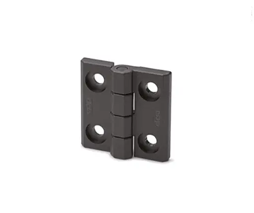 Produktfoto 1 von Elesa Polyamid Scharnier Scharnierbolzen Festwert Schraubbefestigung Freischwingend, 15 mm x 60 mm x 60 mm