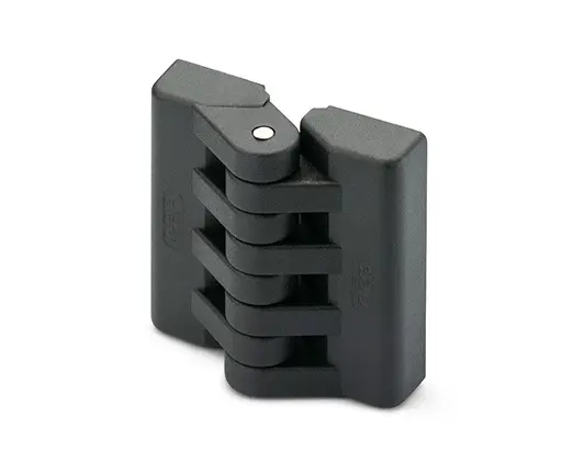 Produktfoto 1 von Elesa Polyamid Scharnier Scharnierbolzen Festwert Schraubbefestigung Freischwingend, 8 mm x 48 mm x 49.5 mm