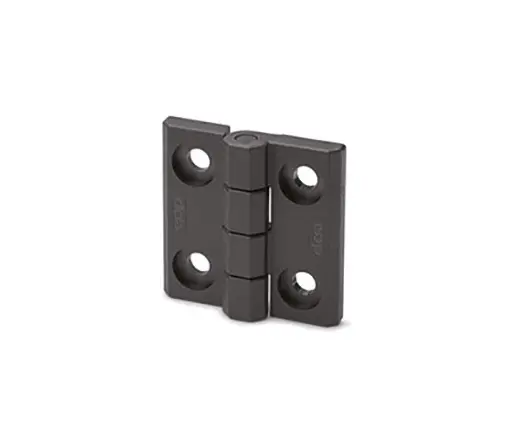 Produktfoto 1 von Elesa Polyamid Scharnier Scharnierbolzen Festwert Schraubbefestigung Freischwingend, 9 mm x 40 mm x 40 mm