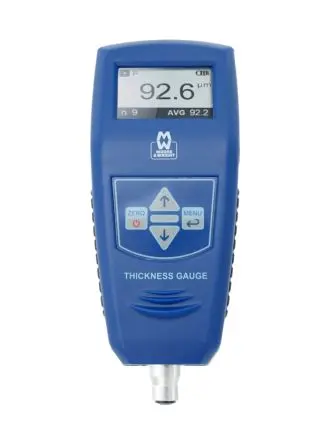 Moore & Wright MWT-2100 Materialdickenlehre mit LCD-Hintergrundbeleuchtung Anzeige 101 to 1250 μm / 1000 μm