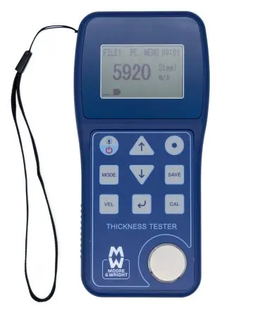 Produktfoto 1 von Moore & Wright MWT-2500 Materialdickenlehre mit LCD-Hintergrundbeleuchtung Anzeige, 1 mm → 300 mm / 0.01 mm