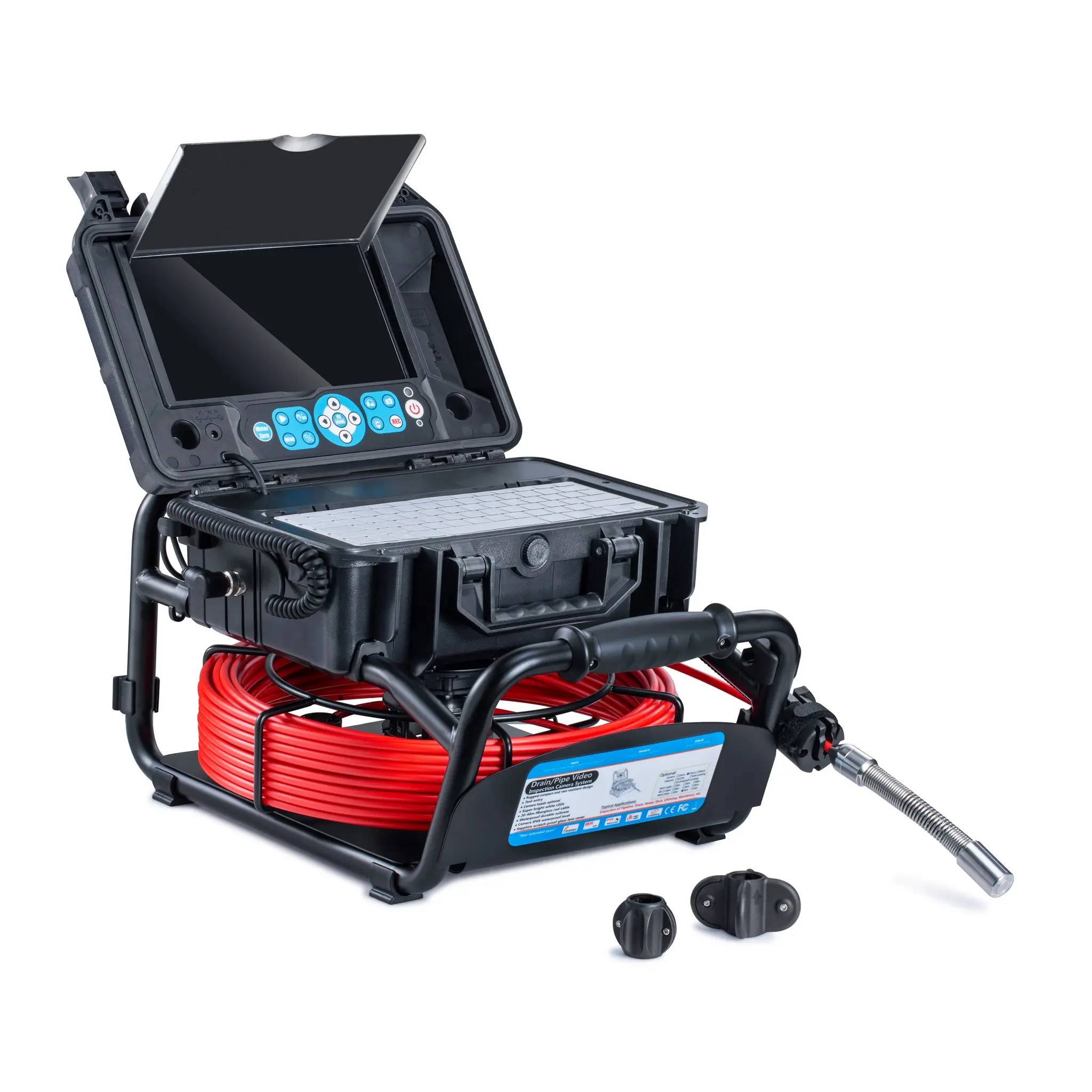 Produktfoto 1 von TradeTuff Weiße LED Videoskop, Sonde Ø 23 mm 1920 x 1080 Pixel Edelstahl