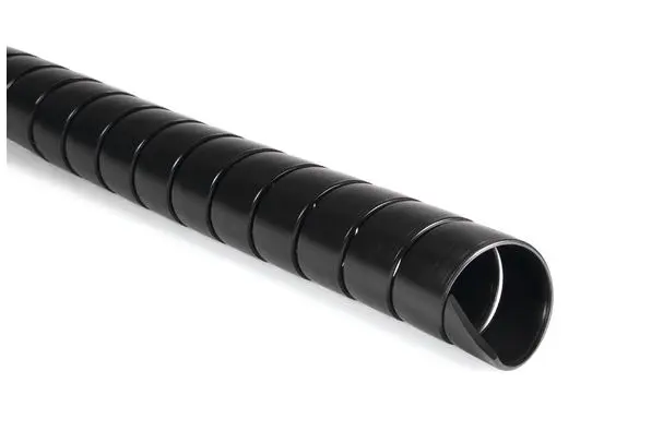 Produktfoto 1 von HellermannTyton 162-31700 Spiral-Kabelumwicklung / 56 mm Polypropylen Schwarz, für Kabel-Ø 50 mm bis 56 mm