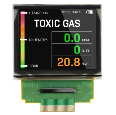 Produktfoto 1 von NEWHAVEN DISPLAY INTERNATIONAL 1.69 Zoll OLED-Display 160 x 128 Pixel, 35.57 x 28.86 mm / 1,25:1 Passiv-Matrix