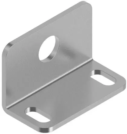 Produktfoto 1 von Banner SMBFP Halter Rechtwinklige Halterung 6.2 mm für Kunststofffaser mit M6 Spitze