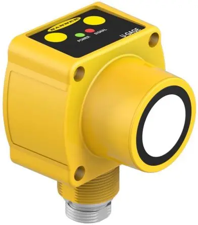 Produktfoto 1 von Banner U-GAGE QT50UVR Ultraschall-Näherungssensor, Kubisch 8 μm Relais, IP67 264 V ac 250 V dc