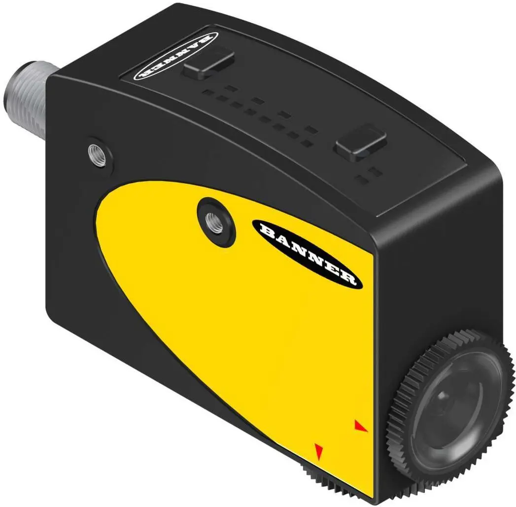 Produktfoto 1 von Banner Kubisch Optischer Sensor, Bereich 10 mm, Bipolare NPN/PNP Ausgang, Anschlusskabel, Hell-/dunkelschaltend