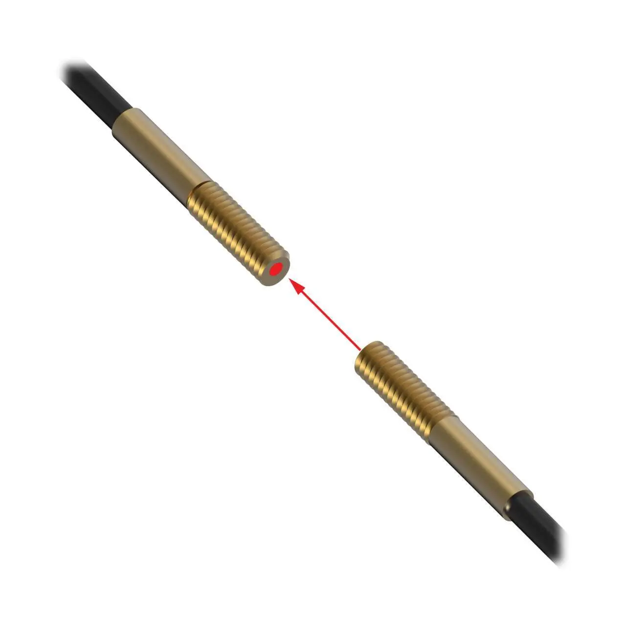Produktfoto 1 von Banner Glas NPN/PNP LWL Kabel 36 mm Glasfasersensor IP40 1 ms