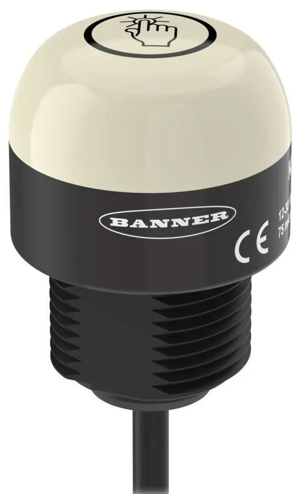 Produktfoto 1 von Banner K30 LED Blinkend, Dauer Signalleuchte Grün, 12 → 30 V DC