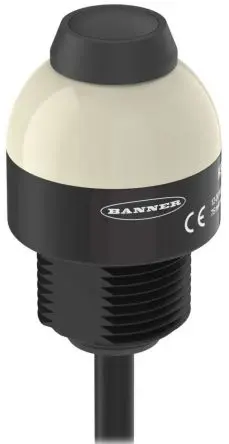 Produktfoto 1 von Banner K30 LED Filament/Warnsummer, Dauer Signalleuchte 30V dc Rot, Grün Basis, Ø 30 mm x 49.4 mm IP65