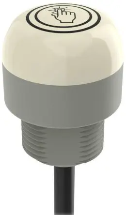 Produktfoto 1 von Banner K30 LED Filament/Warnsummer, Dauer Signalleuchte 30V dc Grün, Rot, Gelb Basis, Ø 30 mm x 41 mm IP67, IP69K