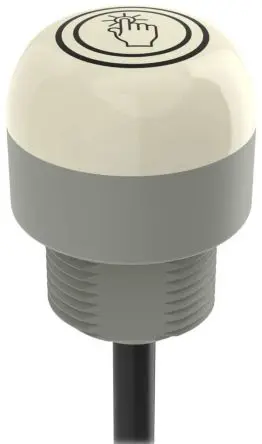 Produktfoto 1 von Banner K30 LED Dauer, Filament/Warnsummer Signalleuchte 30V dc Grün Basis, Ø 30 mm x 41 mm IP69K, IP67