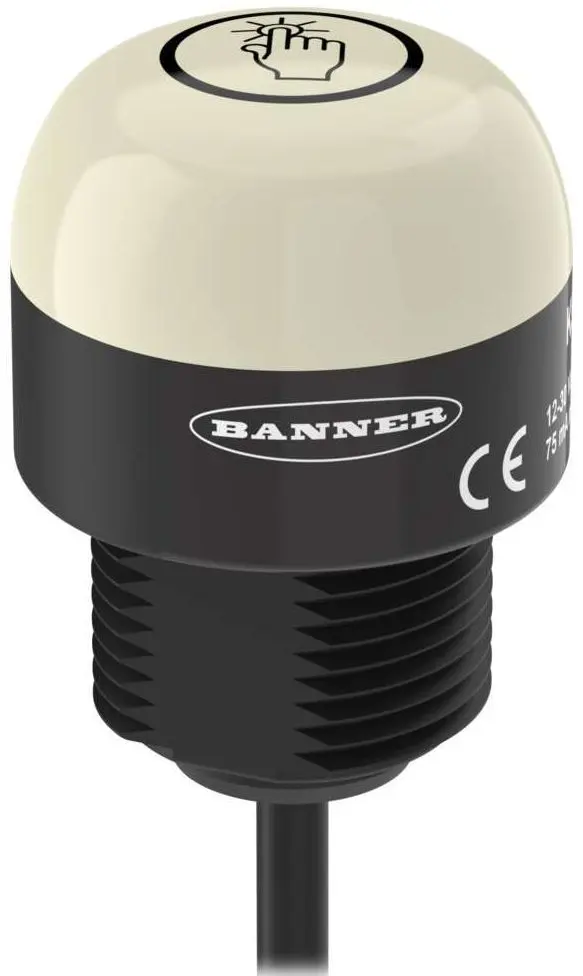 Produktfoto 1 von Banner K30 LED Blinkend, Dauer Signalleuchte Grün, Rot, 12 → 30 V DC