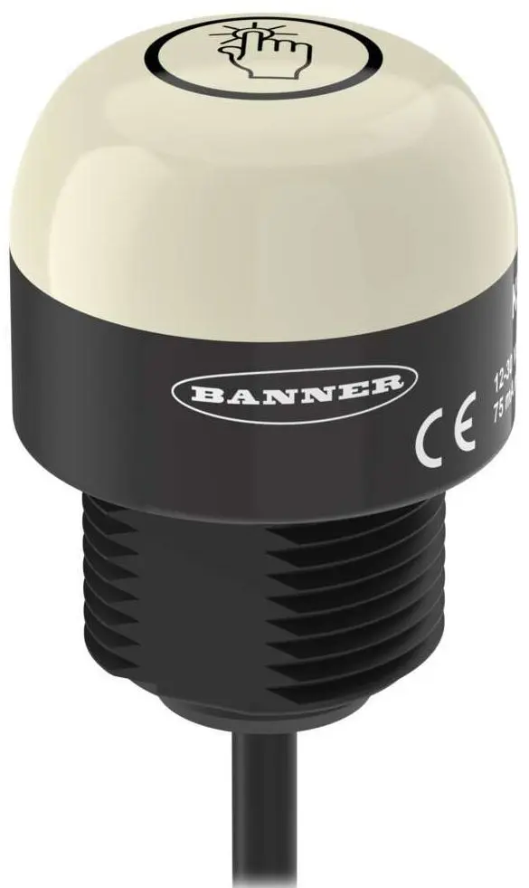 Produktfoto 1 von Banner K30 LED Blinkend, Dauer Signalleuchte Grün, Rot, Gelb, 12 → 30 V DC