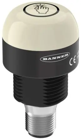 Produktfoto 1 von Banner K30 LED Dauer, Filament/Warnsummer Signalleuchte 30V dc Grün, Gelb, Rot Basis, Ø 30 mm x 54.5 mm IP69K, IP67