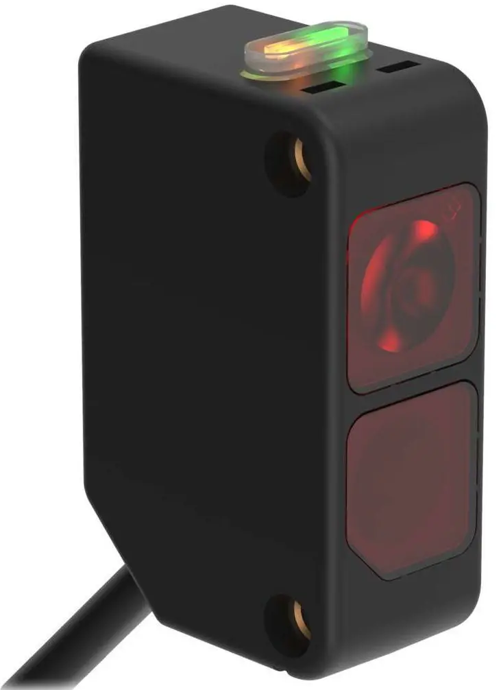 Produktfoto 1 von Banner Optischer Sensor, Bereich 12000 mm, PNP ODER NPN Ausgang, Anschlusskabel