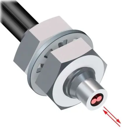 Produktfoto 1 von Banner Kunststoff NPN/PNP LWL Kabel 36 mm Glasfasersensor IP67 1ms