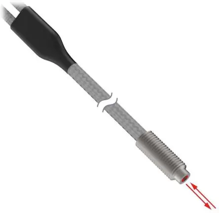 Produktfoto 1 von Banner Kunststoff NPN/PNP LWL Kabel 36 mm Glasfasersensor IP67 1ms