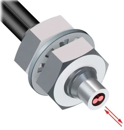 Produktfoto 1 von Banner Kunststoff NPN/PNP LWL Kabel 36 mm Glasfasersensor IP67 1ms