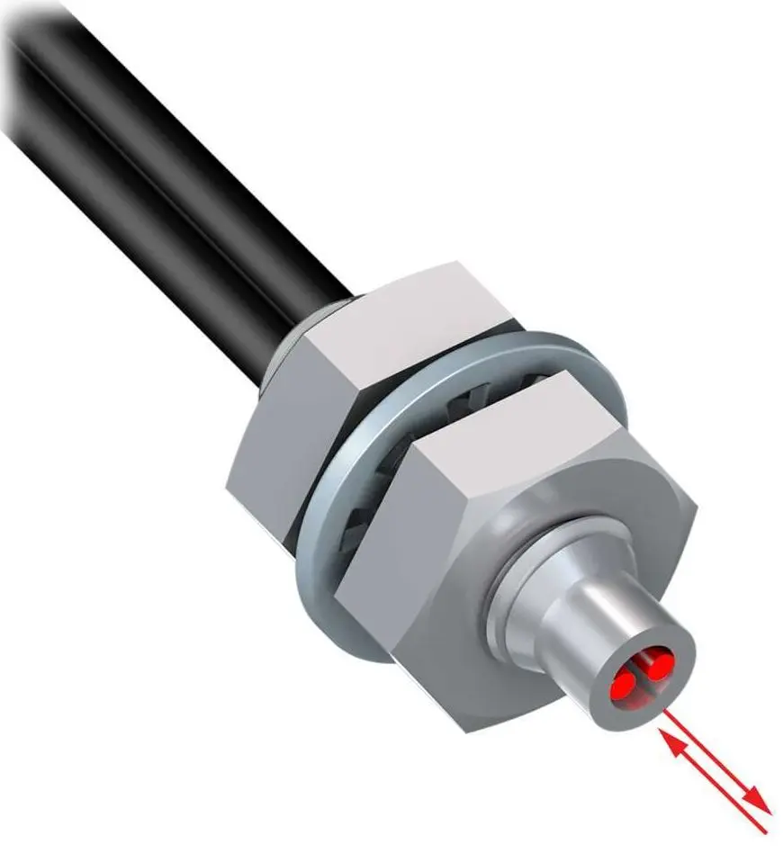 Produktfoto 1 von Banner Kunststoff NPN/PNP LWL Kabel 86 mm Glasfasersensor IP40 1 ms