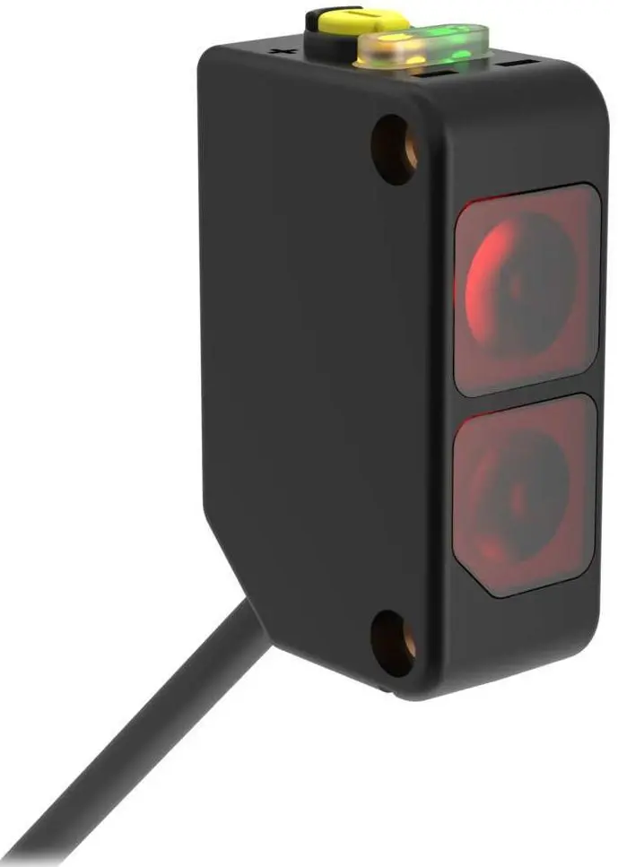 Produktfoto 1 von Banner Optischer Sensor, Diffus, Bereich 250 mm, NPN Ausgang, Anschlusskabel