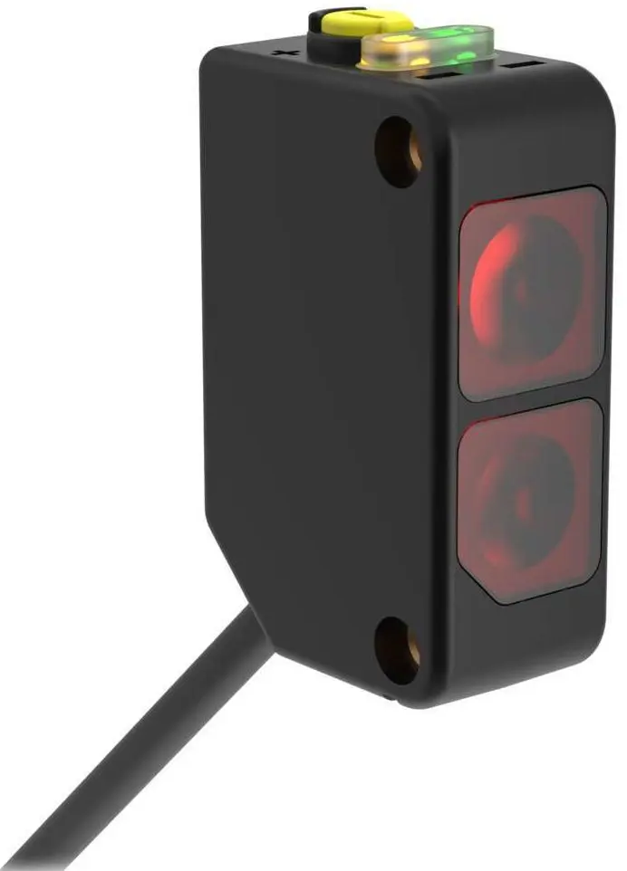 Produktfoto 1 von Banner Kompakt Optischer Sensor, Diffus, Bereich 800 mm, NPN Ausgang, Anschlusskabel