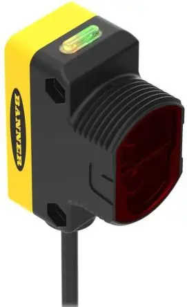 Produktfoto 1 von Banner WORLD-BEAM QS30 Rechteckig Optischer Sensor, Festes Feld, Bipolare NPN/PNP Ausgang, Kabel