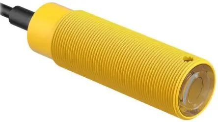 Produktfoto 1 von Banner SM30 Zylinderförmig Optischer Sensor, Einweg, NPN/PNP Ausgang, Kabel