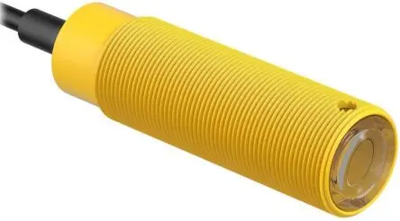 Produktfoto 1 von Banner SM30 Zylinderförmig Optischer Sensor, Einweg, NPN/PNP Ausgang, Kabel