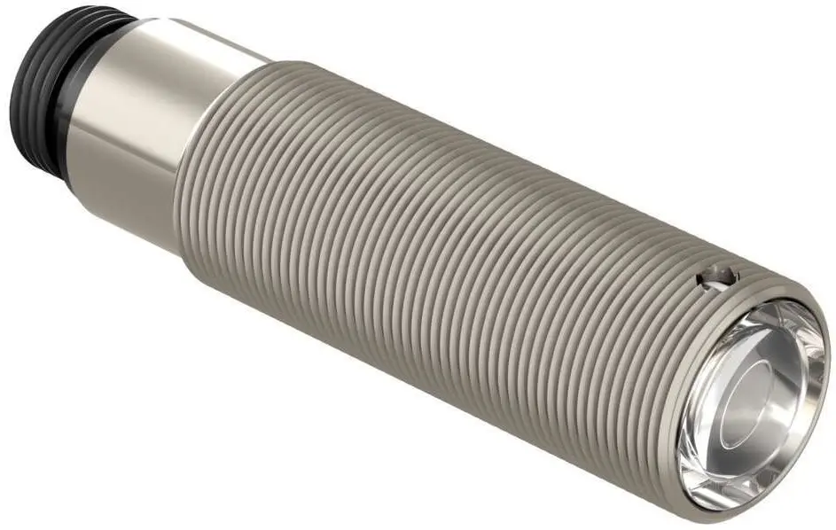 Produktfoto 1 von Banner zylindrisch Optischer Sensor, Dagegen, Bereich 150 m, 3 Pin Mini Stil QD3