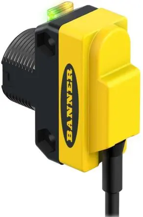 Produktfoto 1 von Banner QS18 Rechteckig Optischer Sensor, Festes Feld, PnP Ausgang
