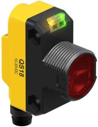 Produktfoto 1 von Banner QS18 Rechteckig Optischer Sensor, Festes Feld, PnP Ausgang