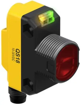 Produktfoto 1 von Banner QS18 Rechteckig Optischer Sensor, Festes Feld, NPN Ausgang