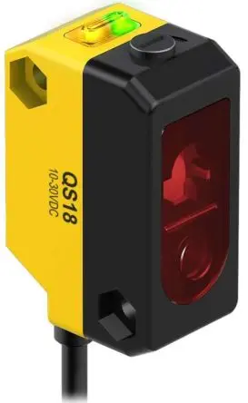 Produktfoto 1 von Banner QS18 Miniatur Optischer Sensor, Diffus, PnP Ausgang