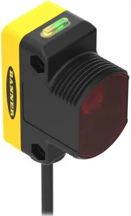Produktfoto 1 von Banner QS30EDV Kompakt Optischer Sensor, Diffus, Bipolare NPN/PNP Ausgang