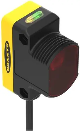 Produktfoto 1 von Banner QS30EDV Rechteckig Optischer Sensor, Reflektierend, Bipolare NPN/PNP Ausgang