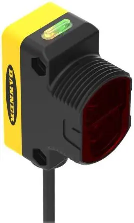 Produktfoto 1 von Banner QS30 Rechteckig Optischer Sensor, Festes Feld, Bipolare NPN/PNP Ausgang, Anschlusskabel-Schnelltrennung
