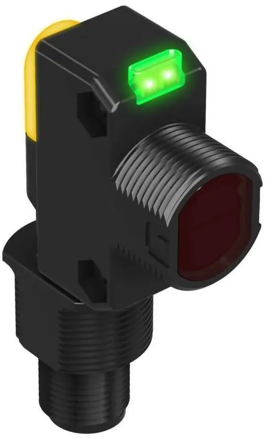 Produktfoto 1 von Banner zylindrisch Optischer Sensor, Polarisiert reflektierend, PNP Ausgang, Zopf QD, Hell-/dunkelschaltend