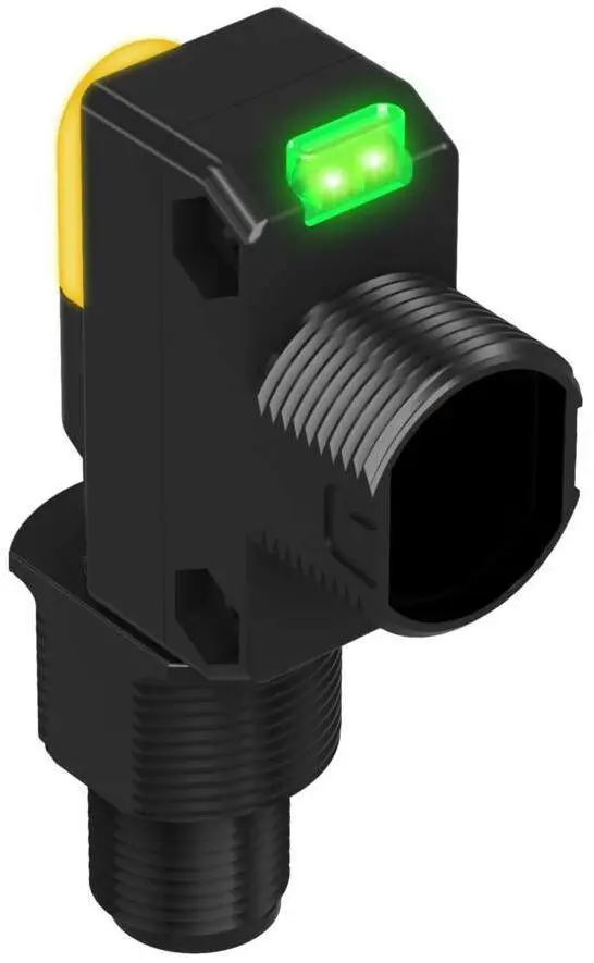 Produktfoto 1 von Banner Rechteckig Optischer Sensor, Dagegen, Bereich 2 m, PNP Ausgang, Integral QD, Hell-/dunkelschaltend