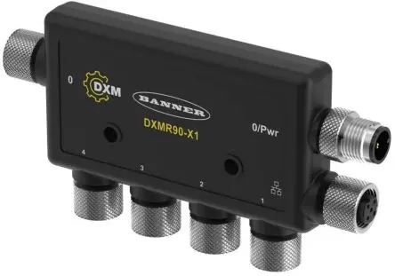 Produktfoto 1 von Banner DXMR90 E/A-Modul 4 Anschlüsse